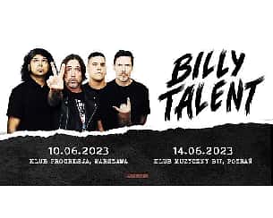 Bilety na koncert Billy Talent w Warszawie - 10-06-2023