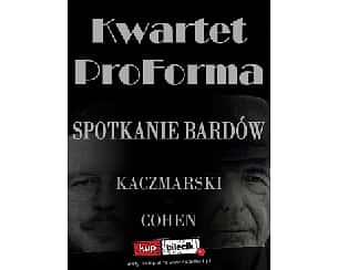 Bilety na koncert Kwartet ProForma - Trasa Kwartetu Proforma w Kościerzynie - 24-03-2023
