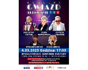 Bilety na koncert Gwiazd Telewizji TVS w Rydułtowach - 04-03-2023