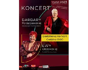Bilety na koncert Barbara Parzęczewska i Ewa Olszewska - Koncert zwyciężczyni i finalistki The Voice Senior w Strzelnie - 13-02-2023