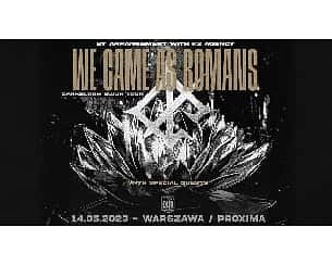 Bilety na koncert We Came As Romans w Warszawie - 14-05-2023