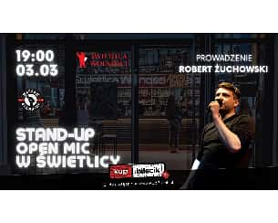 Bilety na kabaret Warsaw Stand-up - Stand-up Open Mic - Warsaw Stand-up x Robert Żuchowski w Warszawie - 03-03-2023