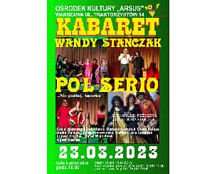 Bilety na kabaret Pół Serio w Warszawie - 23-03-2023