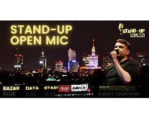 Bilety na kabaret Stand-up Open Mic w Warszawie - 31-03-2023