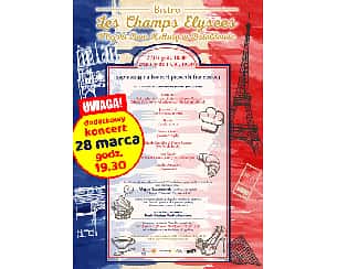 Bilety na koncert piosenki francuskiej w MDK w Działdowie - 28-03-2023