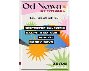 Bilety na Od Nowa Festiwal: Zalewski, Kaminski, Mrozu, Sorry Boys