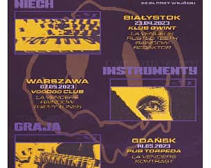 Bilety na koncert La Venders + Kontrast | NIECH INSTRUMENTY GRAJĄ - MINI TOUR | Gdańsk - 14-05-2023