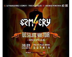 Bilety na koncert 50 lat AC/DC – 25 lat 4 SZMERY Tribute to AC/DC + goście specjalni w Gdyni - 30-09-2023