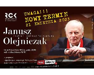 Bilety na koncert Janusz Olejniczak - Recital Legendy Fortepianu w Kołobrzegu - 21-04-2023 Bilety na koncert Janusz Olejniczak - Recital Legendy Fortepianu w Kołobrzegu - 21-04-2023