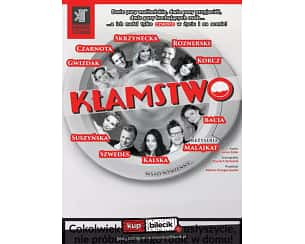 Bilety na spektakl KŁAMSTWO- komedia małżeńska w gwiazdorskiej obsadzie!!! - Bielsko-Biała - 25-03-2023