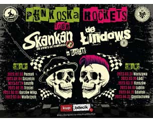 Bilety na koncert PunkoSka Rockets Tour 2023 - SKANKAN vs. DE ŁINDOWS - PunkoSka Rockets Tour 2023 w Rzeszowie - 31-03-2023