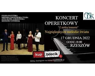 Bilety na koncert operetkowy - Wspomnień Czar - Trasa koncertowa jesień w Rzeszowie - 17-09-2023