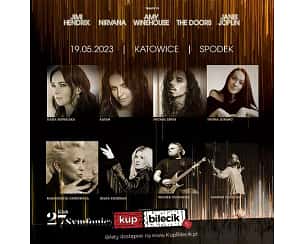 Bilety na koncert Klub 27 Symfonicznie - Tribute to Amy Winehouse, Nirvana, Jimi Hendrix, Janis Joplin, The Doors w Katowicach - 19-05-2023