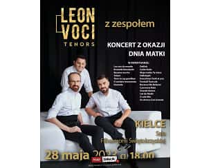 Bilety na koncert LeonVoci - Koncert z okazji Dnia Matki w Kielcach - 28-05-2023