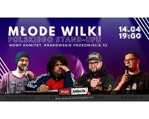 Bilety na kabaret Warsaw Stand-up - Młode Wilki Polskiego Stand-up'u w Lublinie part 2: Suarez, Pacuszkie, Toczek, Rogozin - 14-04-2023