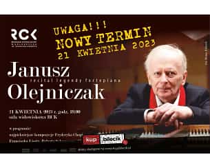 Bilety na koncert Janusz Olejniczak - Recital Legendy Fortepianu w Kołobrzegu - 21-04-2023
