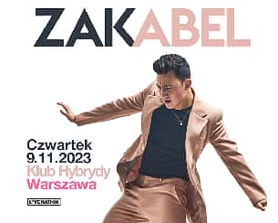 Bilety na koncert Zak Abel w Warszawie - 09-11-2023