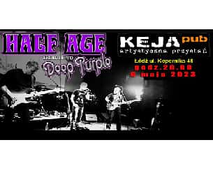 Bilety na koncert Legenda Deep Purple - koncert grupy Half Age w Łodzi - 06-05-2023