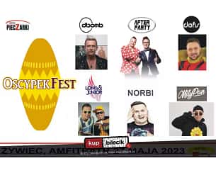 Bilety na koncert XVIII OscypekFest - 18 "OscypekFest" w rytmach disco w Żywcu - 27-05-2023