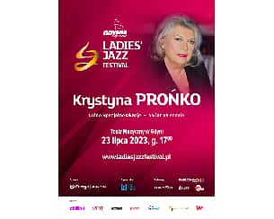 Bilety na Krystyna Prońko “Lubię – Specjalne okazje” - Ladies’ Jazz Festival