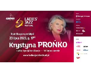 Bilety na KRYSTYNA PROŃKO “Lubię – Specjalne okazje” - Ladies’ Jazz Festival 2023