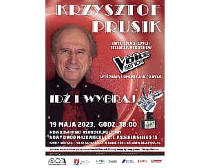 Bilety na koncert KRZYSZTOF PRUSIK - IDŹ I WYGRAJ w Nowym Dworze Mazowieckim - 19-05-2023