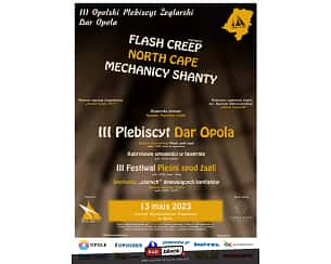 Bilety na koncert III Gala Opolskiego Plebiscytu Żeglarskiego Dar Opola - Koncert Pieśni spod żagli w Opolu - 13-05-2023