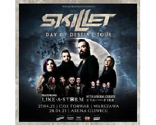 Bilety na koncert SKILLET w Gliwicach - 28-04-2023