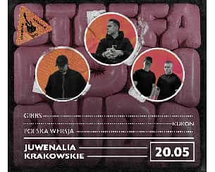 Bilety na koncert Juwenalia Krakowskie - Strefa Polibuda - Gibbs / Kukon / Polska Wersja w Krakowie - 20-05-2023