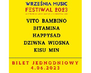 Bilety na Września Music Festiwal 2023 - Bilet jednodniowy 4.06.2023