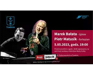 Bilety na koncert Majówka Jazzowa - Jazzowa Majówka: Marek Bałata i Piotr Matusik w Trzebini - 05-05-2023