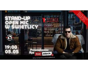 Bilety na kabaret Warsaw Stand-up - Stand-up Open Mic - Warsaw Stand-up x Ryszard Mazur w Warszawie - 05-05-2023