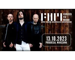 Bilety na koncert Forced To Mode w Warszawie - 13-10-2023