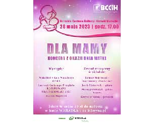 Bilety na koncert DLA MAMY - koncert z okazji Dnia Matki w Brześciu Kujawskim - 28-05-2023