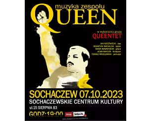 Bilety na koncert Queentet - Muzyka zespołu Queen w wykonaniu grupy QUEENTET w Sochaczewie - 07-10-2023