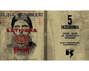 Bilety na koncert BLACK PILGRIMAGE TOUR 2023: BATUSHKA + ARKONA + AETERNAM w Krakowie - 05-10-2023