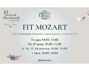 Bilety na koncert Fit Mozart – ćwiczenia w rytm muzyki W. A. Mozarta w Warszawie - 01-07-2023