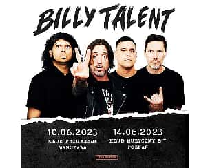 Bilety na koncert Billy Talent | Poznań - 14-06-2023