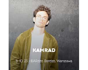 Bilety na koncert KAMRAD w Warszawie - 08-10-2023