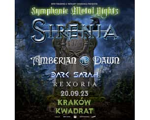 Bilety na koncert SIRENIA w Krakowie - 20-09-2023