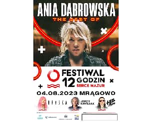 Bilety na koncert 12 godzin Serce Mazur w Mrągowie - 04-08-2023