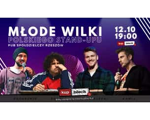 Bilety na kabaret Warsaw Stand-up - Młode Wilki Polskiego Stand-up'u w Rzeszowie: Pacuszkie, Kostelecki, Suarez, Kamil - 12-10-2023