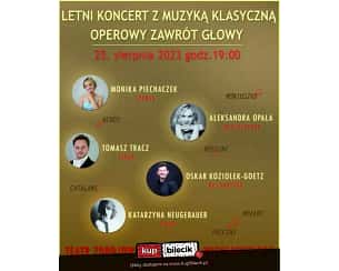 Bilety na koncert Operowy - Koncert z muzyką operową w Szczawnie Zdroju - 25-08-2023