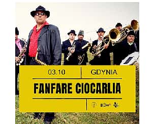 Bilety na koncert FANFARE CIOCARLIA | Podwórko.art(Ucho) | Gdynia - 03-10-2023