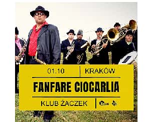 Bilety na koncert FANFARE CIOCARLIA | Klub Żaczek | Kraków - 01-10-2023
