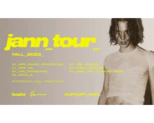 Bilety na koncert Jann Tour Fall 2023 w Gliwicach - 04-11-2023
