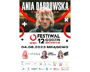 Bilety na koncert 12 godzin Serce Mazur w Mrągowie - 04-08-2023