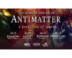 Bilety na koncert Antimatter - 24.11.2023, Poznań - 24-11-2023