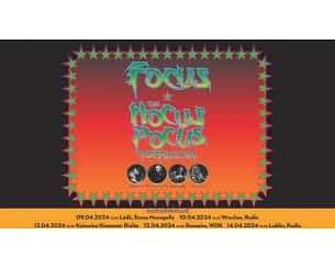 Bilety na koncert ,,Hocus Pocus Tour 2024”, czyli Focus w trasie we Wrocławiu - 10-04-2024
