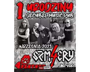 Bilety na koncert Tribute to AC/DC - 4 Szmery - 1 Urodziny Decybel Music Pub w Jarosławiu - 01-09-2023